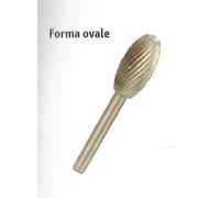 FRESA ROTATIVA HSS FORMA OVALE