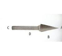 FRESA ROTATIVA IN WIDIA FORMA CONICA TAGLIO 3