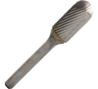 Fresa rotativa metallo duro cilindrica a testa raggiata