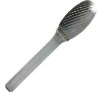 Fresa rotativa metallo duro ovale