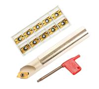 Fresa terminale con inserto in carburo 20 mm con 10 pezzi APMT1604 per taglio af