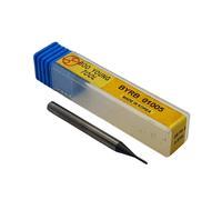 Fresa Tonda In Carburo 1Mm 2 Flauti Raggio Profondo Miniatura Corea Del Sud GS13