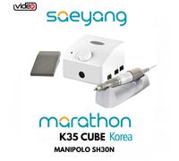 Fresa unghie marathon saeyang cube k35 30000 giri micromotore e manipolo SH30N