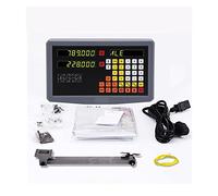 Fresatrice 2/3 Assi DRO Set Kit Lettura Digitale Con Righello Grata Scala Lineare Encoder 5μ 20~1020mm for La Fresatura Del Tornio(One piece dro SDS2MS)