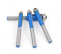 Fresatrice 4pz 1/4" gambo doppio taglio dritto taglio legno funzionante