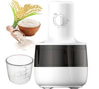 Fresatrice automatica per riso, 320 ml, macchina elettrica per scafo, 200 W grano cereali sbucciatrice con precisione di fresatura a 7 marce, produce riso in 3 minuti