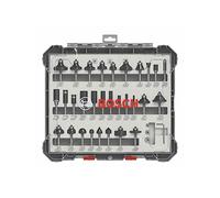 Bosch Professional 2607017474 30tlg. Set di frese (per legno, per frese verticali con stelo da 6 mm)