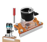 Fresatrice Legno E Tagliabordi,2 in 1 Utensile Multifunzionale Regolabile per,Macchina Per Incisione Laminato Elettrica A Mano - per Giardinaggio Riparazione Bricolage Falegnameria