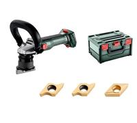 Fresatrice per bordi in metallo a batteria Metabo KFMVB 18 LTX BL 4 RF senza batteria e caricabatterie