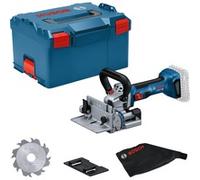 Bosch Professional 18V System Fresa universale a batteria GFF 18V-22 (incl. fresa laterale Ø 105 mm, sacchetto raccoglipolvere, piastra clip, chiave perno, inserto, L-BOXX, senza batteria/caricabatt.)