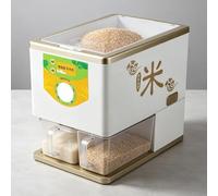 Fresatrice per riso, fresatura regolabile a 8 livelli, resa 250-500g/min, funzionamento continuo, separazione automatica di riso e crusca