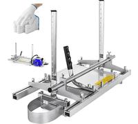 Fresatrice portatile per motosega con guida per falegnami, spessore regolabile, lunghezza 120 cm, ideale per progetti di lavorazione del legno fai da te