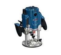 Bosch Professional Fresatrice a filo GOF 20-12 (2.000 W di potenza di ingresso, incl. aspiratore, rullo e guida parallela, perno di centraggio, chiave a bussola, set di pinze)