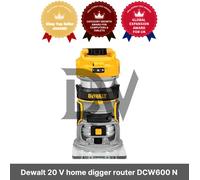 Fresatrice verticale compatta Dewalt DCW600 N da 20 V