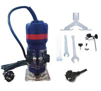 Fresatrice Verticale Legno Elettrica 710W Rifilatore Fresa Trimmer Router