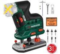 Fresatrice Verticale Legno PARKSIDE 12V Con Accessori POFA 12 B3 Garanzia 3 Anni