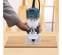Fresatura superiore 6 variabili velocità di rotazione regolabile 15 frese pinze di serraggio fresatrice per legno fresatrice multifunzione (blu)