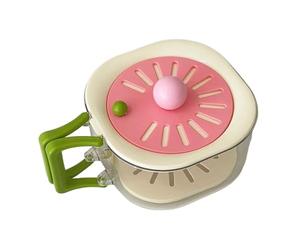 Freschezza a lunga durata: il design del coperchio sigillante prolunga la durata di conservazione mantenendo la permeabilità all'aria, mentre il vassoio di drenaggio a griglia incorporato isola l'umid