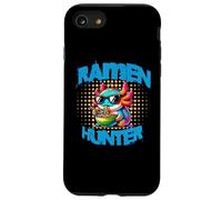 Fresco Axolotl Mangiare Ramen Cartoon Ramen Hunter Noodle Amante Custodia per iPhone SE (2020) / 7/8