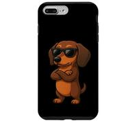 Fresco Bassotto Cartone Animato Divertente Salsiccia Cane Custodia per iPhone 7 Plus/8 Plus