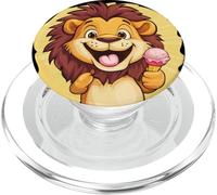 Fresco come il ghiaccio con questo leone e gelato design PopSockets PopGrip per MagSafe