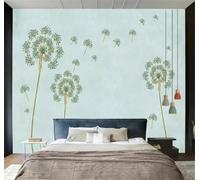 Fresco Elegante Minimalista Botanico Dente Di Leone 3D Carta da Parati Premium Aspetto Della Seta Studio Soggiorno Camera Letto Parete Divano Muro-250cm×170cm