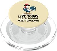 fresco gallo vivo oggi come se fossi fritto domani PopSockets PopGrip per MagSafe