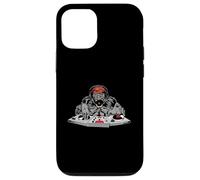 Fresco Gorilla DJ Discoteca Dancing Party Techno Hardcore Custodia per iPhone 12/12 Pro