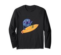 Fresco Mirtillo con Tavola da Surf Maglia a Manica
