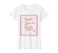 Fresco Orso Pace Segno Christian Doodle Maglietta