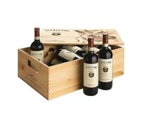 Frescobaldi Nipozzano Riserva Rufina 2022, Giochi di una Volta, Confezione Regalo 12 Bottiglie da 750 ml, 13,5% vol
