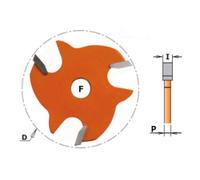 Frese a disco CMT per scanalature laterali COD. 822