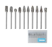 Frese a gambo 3 mm 10 pz set utensili rotanti per lavorazione metalli e rettific