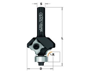 Frese a raggio concavo con coltelli reversibili 661.41