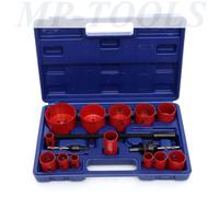 FRESE A TAZZA CAROTATRICI PER METALLO CARTONGESSO SET 16pz 19-76mm