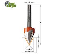 CMT 858.501.11 - Fresa para letras 60° hw s=12.7 d=12.7 z=3