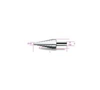 FRESE CONICHE A GRADINO IN ACCIAIO HSS MM 20÷30 ART. 425/5