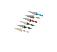 Frese coniche diamantate in resina con gambo da 6 mm, grana 50-1500 | Testa diamantata conica multigrana, for la lavorazione di materiali fai da te(Grit 100)