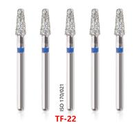 Frese Dentista Diamond Burs FG 1.6MM for manipolo ad alta velocità 5pcs/box FO
