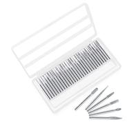 Frese Diamantate da 30 Pezzi, Set di Punte Diamantate con Gambo da 3 mm, Accessori per Utensili Rotanti per Dremel e Lucidatura per Incisione Fai-da-te, con Scatola di Immagazzinaggio