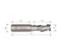 FRESE ELICOIDALI IN DIAMANTE Z1+1 CORPO IN ACCIAIO PCD H2,5MM - MOBILTECNICA .69_D16 | LU 34 | DS16 | LT94 | Z(1+1)(4DP+1HW) | AX20° | DX | H2,5