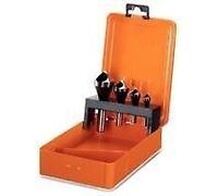 Frese Forstner/Punte svasatrici/per svasare con foro trasversale set 4 pezzi