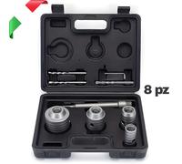 Frese Fresa A Tazza Carotatrice Per Muro 8Pz Accessori Trapano 30 40 50 65 220MM