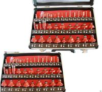 KIT SET DI 35 FRESE FRESA FRESATRICE PUNTE PER LEGNO PANTOGRAFO CON GAMBO DA 8MM