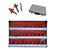 Frese pantografo/fresatrice verticale/Punte lavorazione legno set 35 pezzi in va