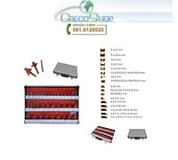 Frese pantografo/fresatrice verticale/Punte per legno set 35 pezzi gambo 6mm