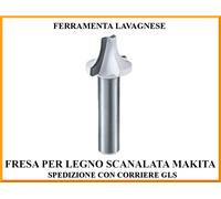 Frese profilate a due taglienti per legno originali makita