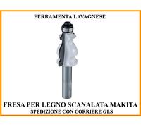 Frese profilate multiprofilo a due taglienti per legno originali makita