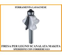 Frese profilate multiprofilo a due taglienti per legno originali makita