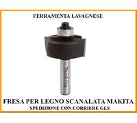 Frese profilate per battute a due taglienti per legno originali makita
